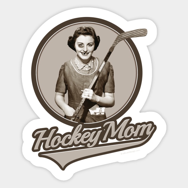 Hockey Mom Sticker by eBrushDesign